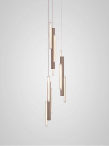 HAIL 3 LIGHT SHORT, 3 PIECE CHANDELIER