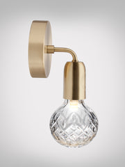 Crystal Bulb Wall Light