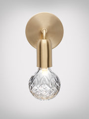 Crystal Bulb Wall Light