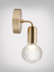 Crystal Bulb Wall Light